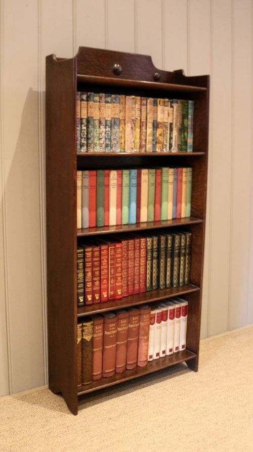 Oak Open Bookcase