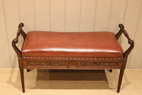 Mahogany Duet Stool