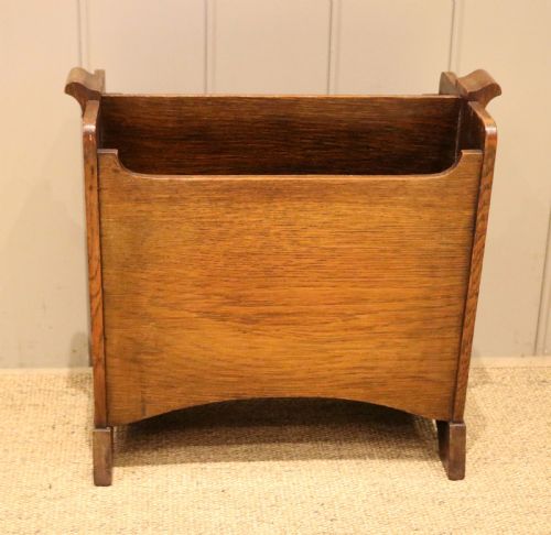 Oak Newspaper Rack