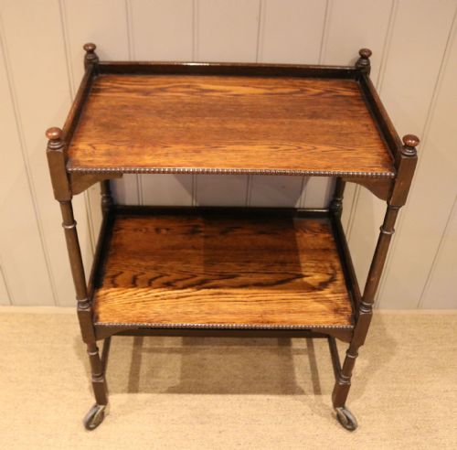 1930s Oak Tea/drinks Trolley