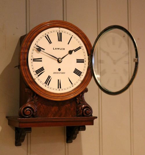 8 INCH DIAL DRUMHEAD WALL CLOCK - ADDITIONAL PHOTO 2