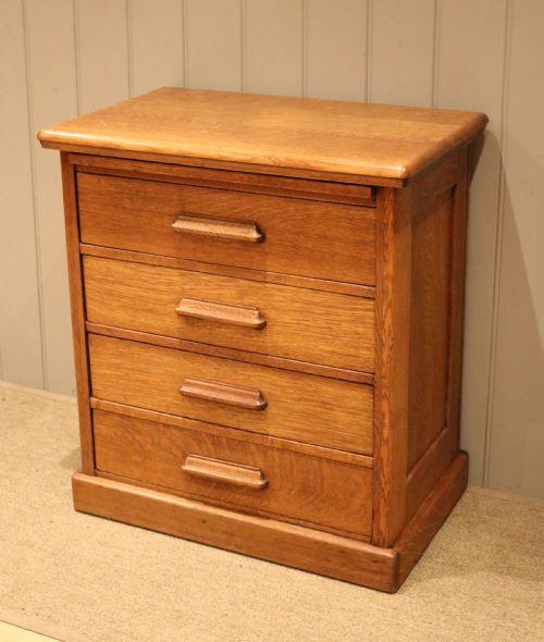 Golden Oak Set of Office Drawers	
