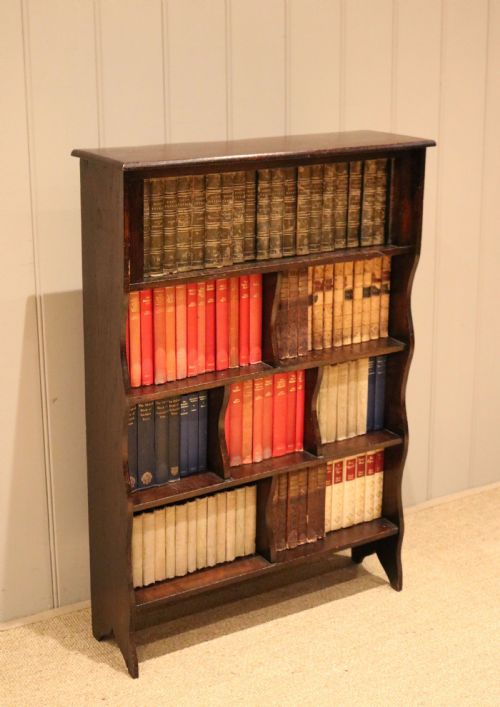 Oak Pigeonhole Bookcase	