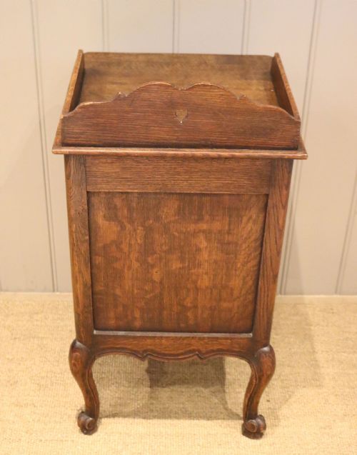 SOLID OAK BEDSIDE CABINET - ADDITIONAL PHOTO 8