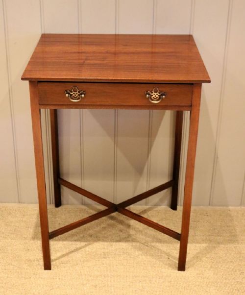 Small Edwardian Mahogany Side Table