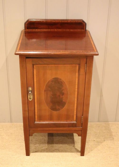 Edwardian Mahogany Bedside Cabinet