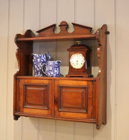 Early 20th Century Walnut Wall Cabinet