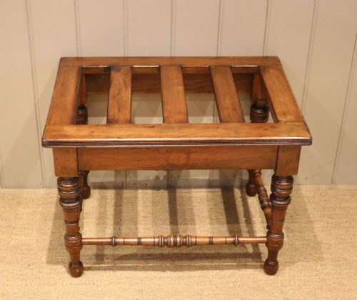 Walnut Luggage Stand