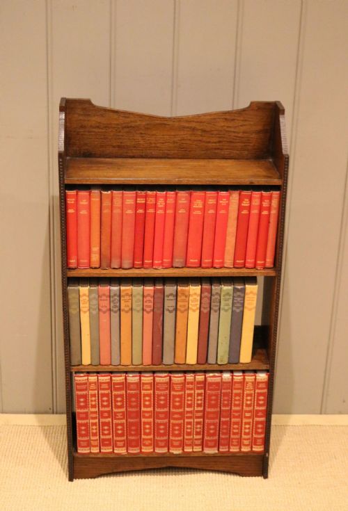 Small Oak Open Bookcase