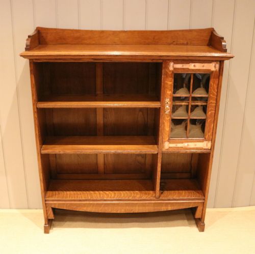 fig 1. Arts & Crafts Oak Bookcase
