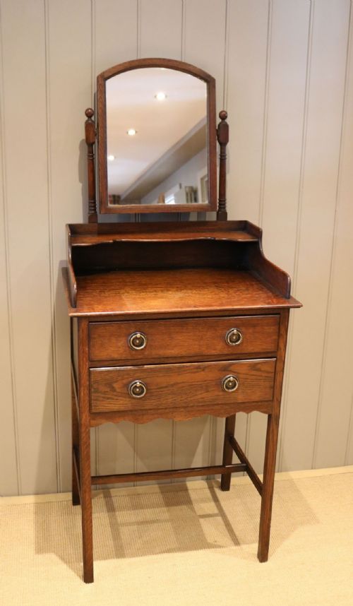 fig 1. Edwardian Oak Dressing Chest