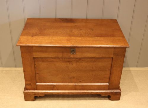 Mid Victorian Oak Storage Chest