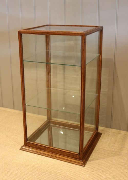 Oak Shop Display Cabinet