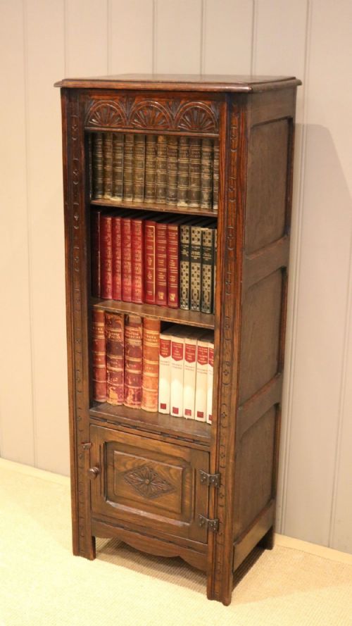 Oak Cabinet Bookcase