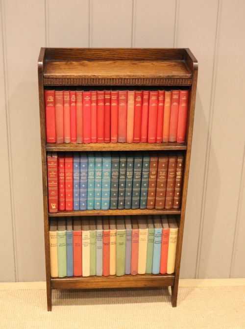 Small Oak Open Bookcase