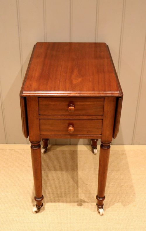 fig 1. Late 19th Century Mahogany Pembroke Table