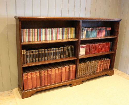 Large Oak Library Bookcase