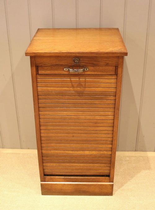 Small French Oak Filing Cabinet