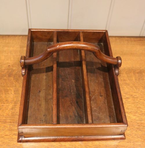 Victorian Mahogany Cutlery Tray