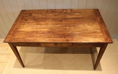 fig 1. French Poplar Farmhouse Kitchen Table