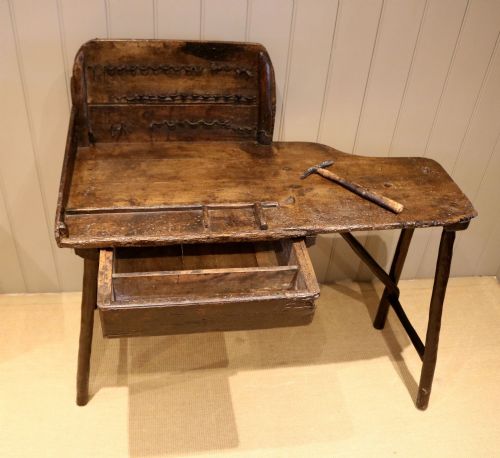 fig 1. 18th Century Jewellers Workbench