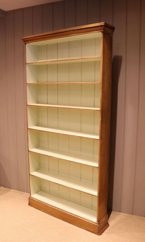 fig 1. Late 19th Century Tall Open Bookcase
