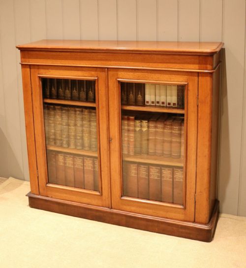 Victorian Mahogany Glazed Bookcase