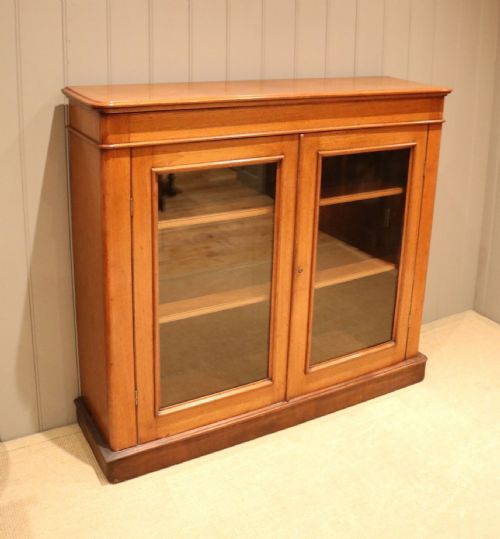 fig 1. Victorian Mahogany Glazed Bookcase