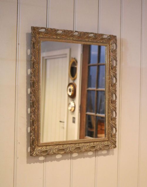 Art Nouveau Gesso Wall Mirror