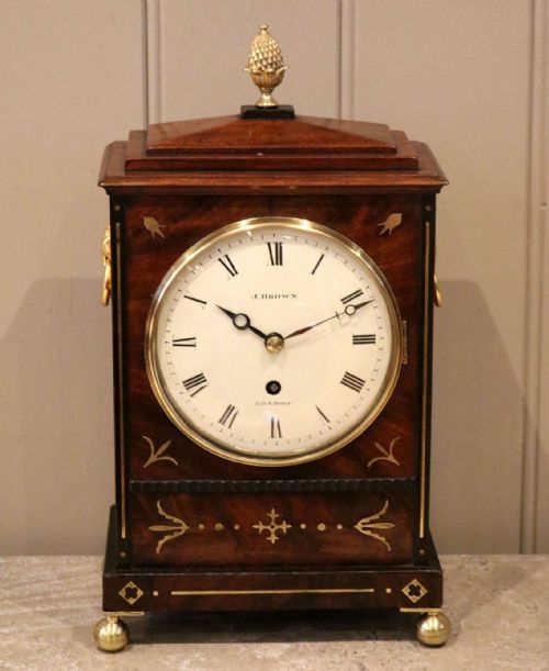 Small Proportioned Regency Timepiece Bracket Clock