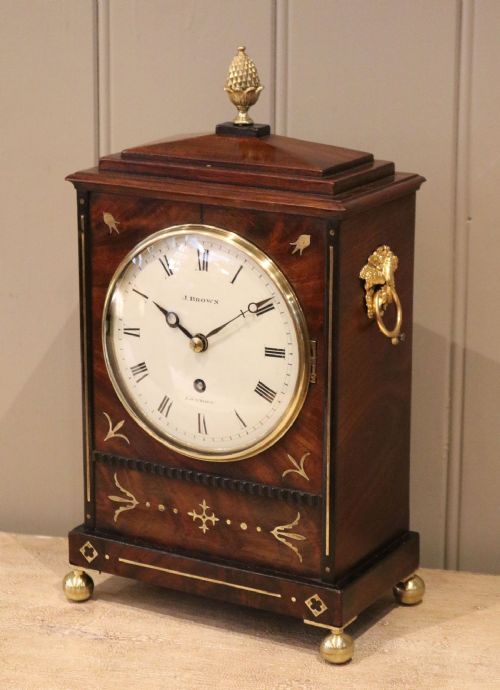 fig 1. Small Proportioned Regency Timepiece Bracket Clock