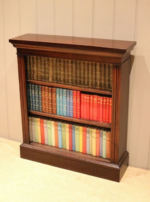 Small Proportioned Victorian Mahogany Open Bookcase