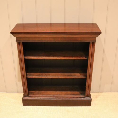 fig 1. Small Proportioned Victorian Mahogany Open Bookcase