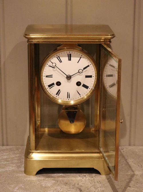 fig 2. French Bell Striking Four Glass Clock