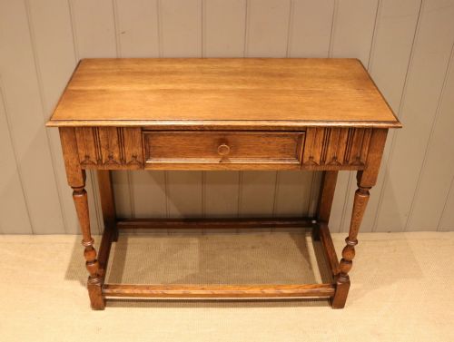 Golden Oak Side Table