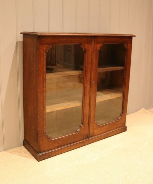 fig 1. Oak Glazed Bookcase