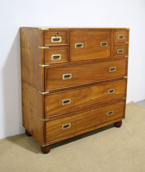 Late 19th Century Camphor Wood Military Chest