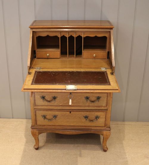 fig 1. Edwardian Light Oak Bureau