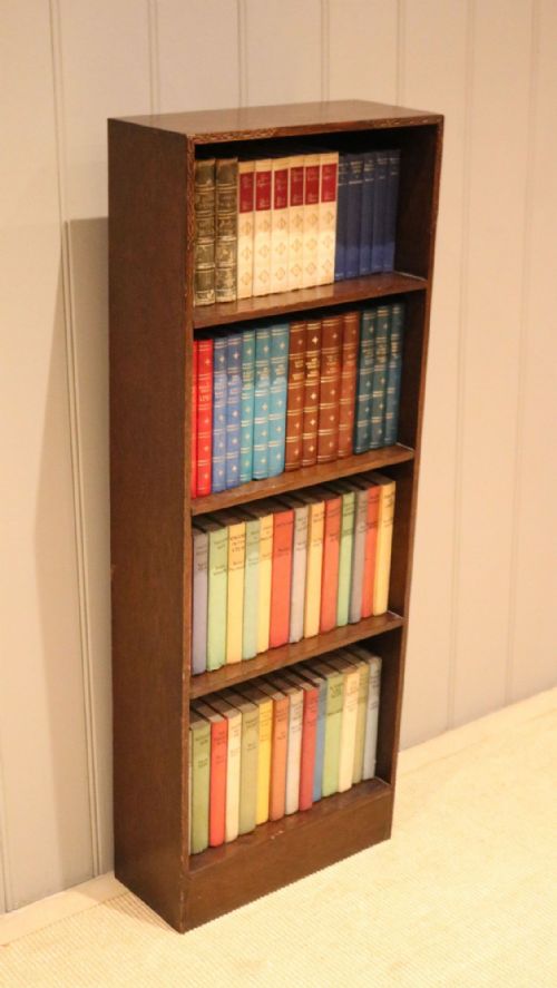 Small Oak Open Bookcase