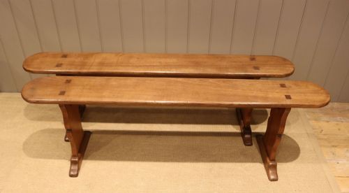 Pair of French Cherrywood Benches