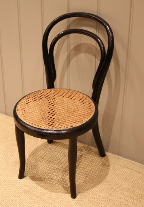 BENTWOOD CHILDS CHAIR WITH A CANE SEAT - ADDITIONAL PHOTO 3