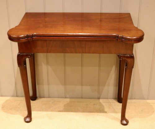 Late 18th Century Mahogany Games Table