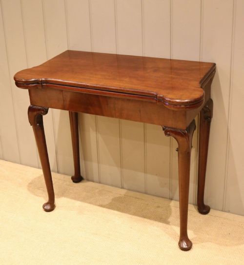 fig 1. Late 18th Century Mahogany Games Table