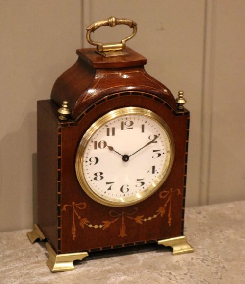 Mahogany & Inlaid Timepiece Bracket Clock