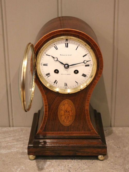 fig 1. Good Quality Rosewood Balloon Clock
