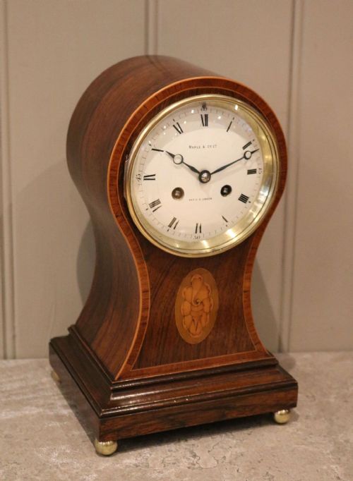 fig 2. Good Quality Rosewood Balloon Clock