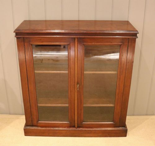 fig 1. Rustic Walnut Glazed Bookcase