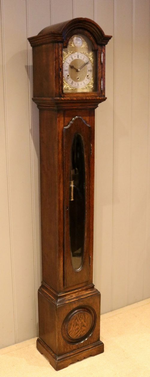 fig 2. Westminster Chime Oak Grandmother Clock