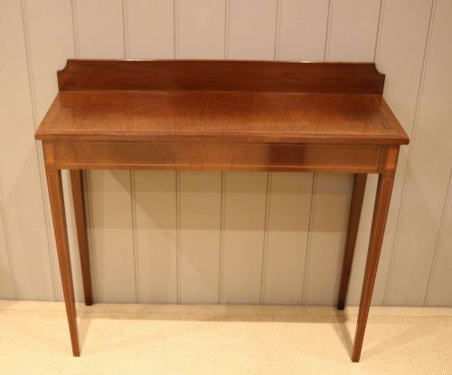 fig 1. Edwardian Mahogany Hall Table