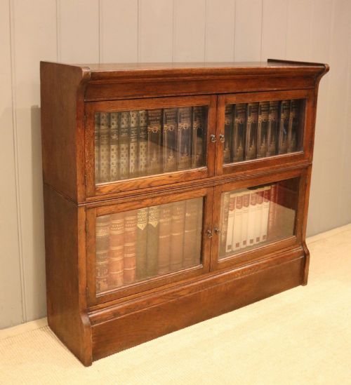 Edwardian Two Tier Stacking Bookcase